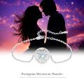 wholesale 925 Sterling Silver Celtic Knot Pentagram Moonstone Charm Bracelet-0-5