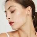 wholesale 925 Silver Celtic Knot Butterfly Stud Earrings Gold Plated Black Oxidized Women Jewelry-0-3