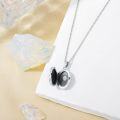 wholesale  Sterling Silver 12 Month Birth Flower Photo Locket Necklace Jewelry Gift -0-4