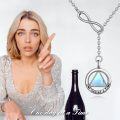 wholesale Sterling Silver NA Recovery Symbol Necklace Sobriety Gift for Women-0-16