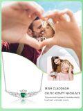 wholesale Sterling Silver Celtic Knot Claddagh Heart Necklace Irish Jewelry Gift-0-9