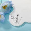 wholesale 925 Sterling Silver Floral Tear Drop Keepsake Pendant Necklaces w/Funnel Set for Women's Memorial Jewelry-0-1