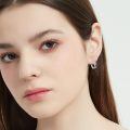 wholesale 925 Sterling Silver Cardinal Bird Earrings With Red Berry Accents-0-4