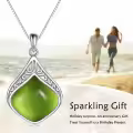 wholesale 925 Sterling Silver Moonstone Lapis Larimar Moss Agate Teardrop Filigree Pendant-0-74
