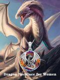 wholesale TOUPOP Dragon Necklace Sterling Silver Dragon Pendant Necklace With Crystal Jewelry Birthday Christmas Gifts For Women Her Wife Mom -0-1