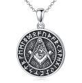wholesale 925 Sterling Silver Thor Hammer Pendant With Dragon Motif And Celtic Knots Necklace-0-0