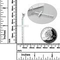 wholesale 925 Sterling Silver Cross Pendant With Blue Opal And Philippians Inscription-0-51