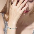 wholesale 925 Sterling Silver Rainbow Abalone Inlay Cuff Bracelet-0-2