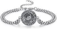 wholesale 925 Sterling Silver Crab Constellation Zodiac Charm Bracelet for Men-Cancer