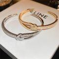 wholesale 925 Sterling Silver Zircon Tennis Bracelet Wholesale With Elegant Knot Design-0-2