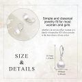 wholesale 925 Sterling Silver Pearl Drop Earrings Wholesale For Women Jewelry-0-5