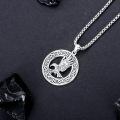 wholesale 925 Sterling Silver Eagle Celtic Knot Pendant Necklace-0-5