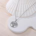 wholesale 925 Sterling Silver Crossed Tennis Racket Ball Rope Circle Pendant Necklace Platinum Plated-0-3