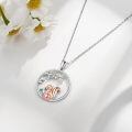 wholesale 925 Sterling Silver Squirrel Pendant Necklace Nature Animal Charm Gift for Women Girls-0-3