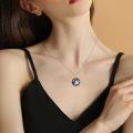 wholesale 925 Sterling Silver Cosmic Adventure Necklace with Gold Plated Planet and Moon Pendants for Women & Men-0-3