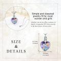 wholesale 925 Sterling Silver Heart Cremation Jewelry With Rose Design-0-5
