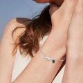 wholesale 925 Sterling Silver Cat 100 Languages I Love You Projection Bracelet-0-4