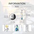 wholesale 925 Sterling Silver Abalone Shell God is Greater Pendant Necklace Christian Faith Jewelry-0-3