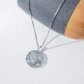 wholesale Sterling Silver Crystal Tree of Life Necklace Celtic Knot Jewelry for Women-0-34