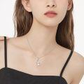 wholesale 925 Sterling Silver Heart Pendant With Rose Gold Insert And Accessories Set-0-2