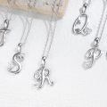wholesale 925 Sterling Silver Heart Pendant With Letter R Design For Women Elegant Jewelry Gift-0-1