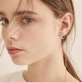 wholesale 925 Sterling Silver Hoop Earrings Wholesale With Cute Fox Charm-0-1
