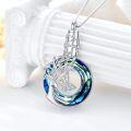 wholesale TOUPOP Tree Of Life Urn Necklace For Ashes Sterling Silver Butterfly Cremation Jewelry For Ashes Memorial Pendant Jewelry For Women(tree Of Life & Butterfly) -0-2