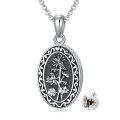 wholesale 925 Sterling Silver Oxidized Floral Oval Locket Bracelet With Filling Tool Set-0-64