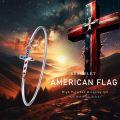 wholesale 925 Sterling Silver American Flag Cross Bracelet with Polishing Finish – 0.71in Cross, 2.36in Bangle – Faith & Patriotism Jewelry Gift-0-5