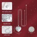 TOUPOP Sterling Silver & Stone Initial Letter Pendant Necklace-0-4