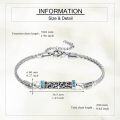 wholesale 925 Sterling Silver Tree of Life Turquoise Inlay Memorial Bracelet with Funnel and Fill Tool for Ashes or Jewelry Storage - Fits Most Standard Urns (7)-0-4