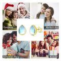 wholesale 925 Sterling Silver Blue Moonstone Teardrop Bridal Stud Cartilage Earring Gift for Women-0-5