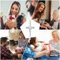 wholesale 925 Sterling Silver Cross Pendant With Crystal Details-0-6