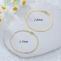 wholesale 18K Gold (Au750) Nickel-Free Hypoallergenic Lightweight Durable Chain 0.7mm-2.8mm Lobster Clasp Gift for Women-0-1