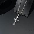 wholesale 925 Sterling Silver Skull Cross Pendant Religious  for Men & Women-0-3