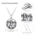 wholesale 925 Sterling Silver Miraculous Medal Pendant-0-5