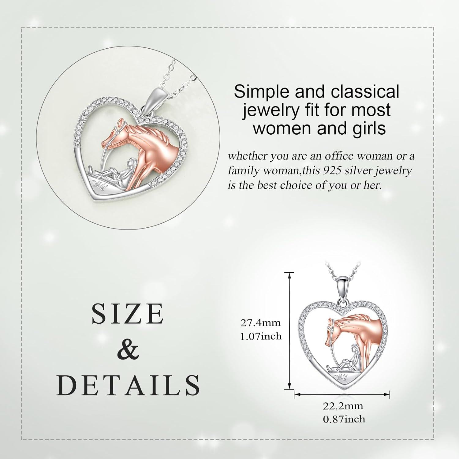 925 Sterling Silver Love You Forever Koala Heart Pendant Necklace for Women-0-4