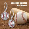 wholesale Sterling Silver Sports Earrings Baseball Basketball Volleyball Soccer Football Jewelry Gifts for Women-0-22