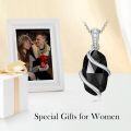 wholesale Sterling Silver Gemstone Dainty Pendant Necklace for Women Mom Gift-0-59