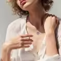 wholesale 925 Sterling Silver Heart Shaped Memorial Urn Necklaces Wholesale with Crystal and Funnel Set for Women/Men-0-1