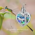 TOUPOP Sterling Silver Abalone Shell Tree Of Life Urn Necklace-0-3