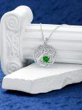 wholesale TOUPOP Tree Of Life Necklace 925 Sterling Silver Birthstone Pendant Jewelry Gifts For Women Her Wife Birthday -0-4