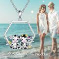 wholesale 925 Sterling Silver Cow Pendant Necklaces for Women Girls s-0-4