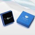 wholesale 925 Sterling Silver Birthstone Infinity Bracelet Jewelry Christmas Gift for Women-0-4