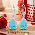 wholesale Sterling Silver Celtic Filigree Teardrop Leverback Earrings for Women Mom Gift-0-9