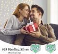 wholesale  Sterling Silver Opal Heart Stud Earrings for Women Minimalist Fashion -0-1