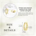 wholesale 14K Gold Small Huggie Filigree Hoop Earrings for Women - Birthday Gift Ideas-0-4