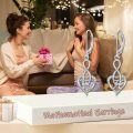 wholesale 925 Sterling Silver Infinity Heart Drop Leverback Earrings with Cubic Zirconia - Elegant Gift for Her-0-3