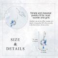 wholesale 925 Sterling Silver Hummingbird & Flowers Drop Earrings for Women Girls  4cm Long-0-4