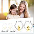 wholesale 925 Sterling Silver Chick Hoop Earrings - Cute Farm Animal s for Women Girls-0-4